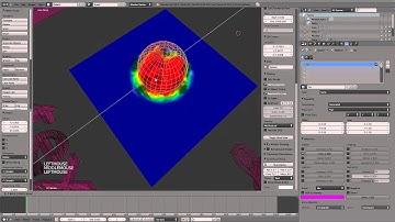 BLENDER / Dynamic Paint + Displace Modifier Demo