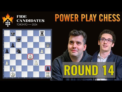 Fabiano Caruana vs Ian Nepomniachtchi | FIDE Candidates 2024 | Round 14