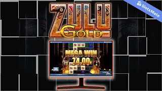 Zulu Gold Slot by ELK Studios Gameplay (Desktop View)