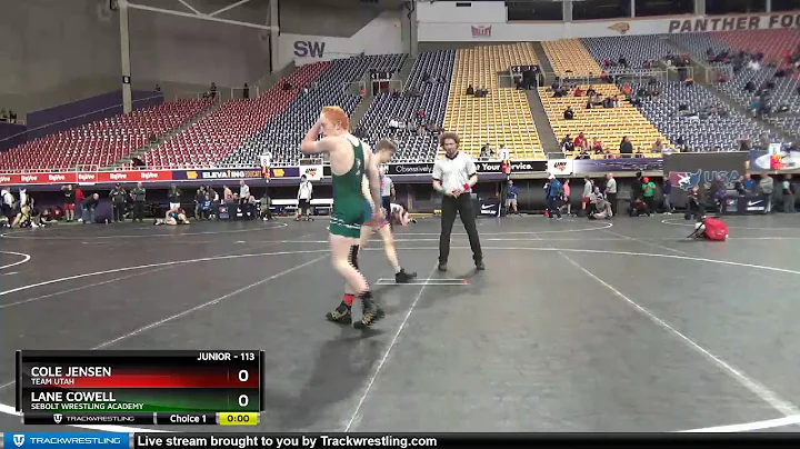 Junior 113 Cole Jensen Team Utah Vs Lane Cowell Se...