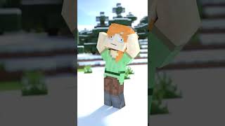 HELP Alex &amp; Steve Get Christmas Tree 🎄🎅🏻 #minecraft #shorts