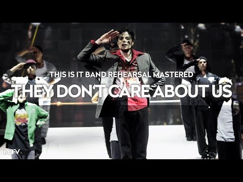Instrumental THEY DON T CARE ABOUT US This Is It Band Rehearsal Mastered By MJFV