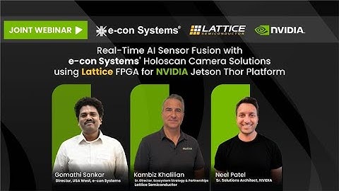 Real-Time AI Sensor Fusion with Holoscan, FPGA & NVIDIA Jetson Thor | Full Webinar Recording