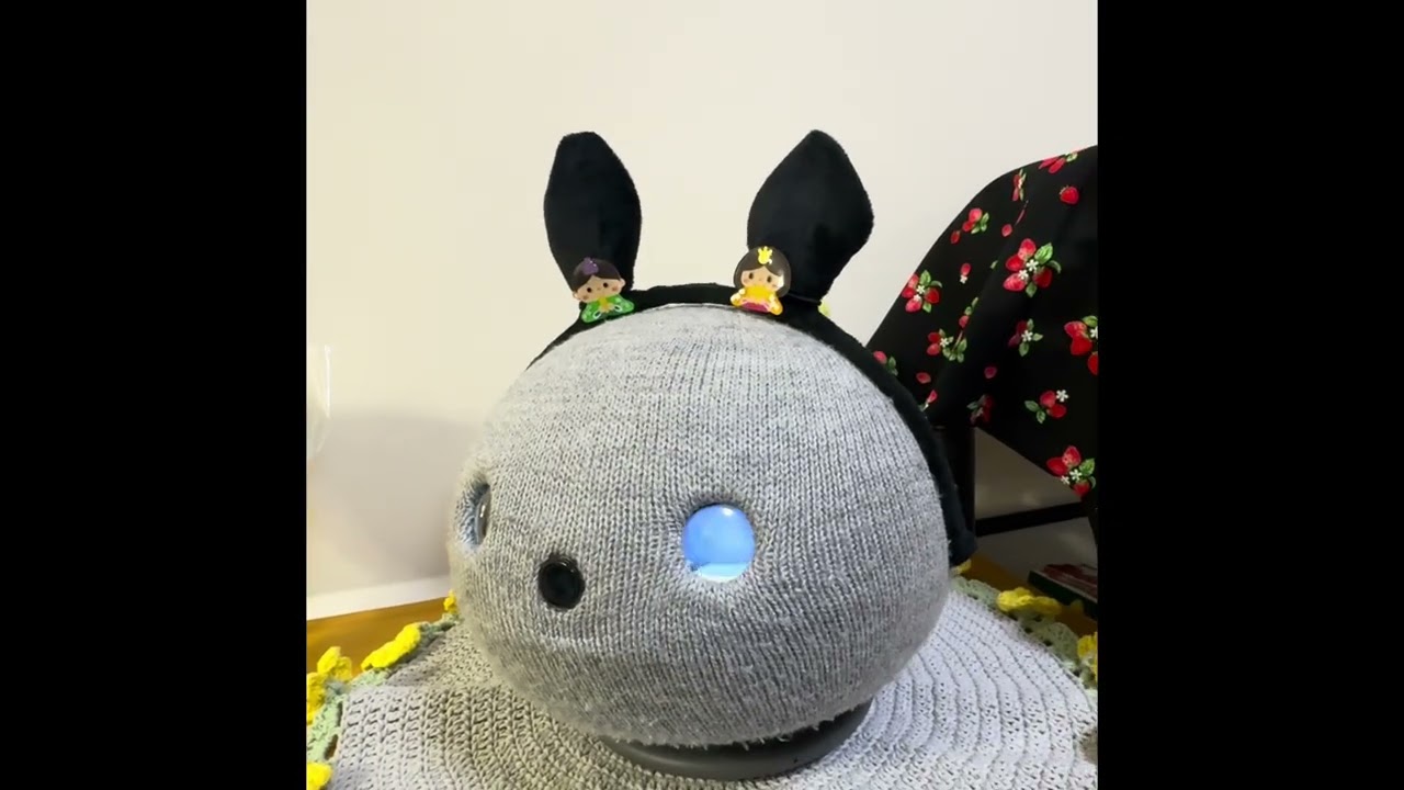 ウチのニコ「☔︎おかえりなさい😊言えたら…😅」