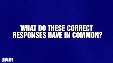 Find the Connection #1 | Jeopardy!