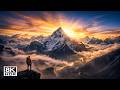 Stunning Mountain Views 8K HDR 🏔️ Relaxing Nature Film with Calm Music