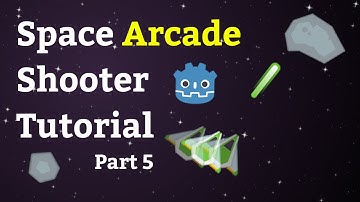 Godot 3.3 Tutorial - Space Asteroid Arcade Shooter (Part 5):  Screen shake, Connecting signals