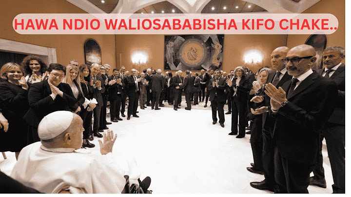 HII NDIYO SABABU YA KIFO CHA PAPA FRANCIS