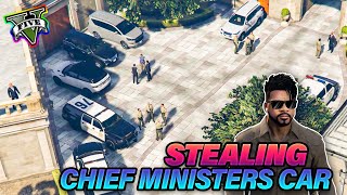 Stealing CM car in GTA5 | Heavy police protection