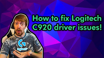 How to fix Logitech C920 issues for Twitch!