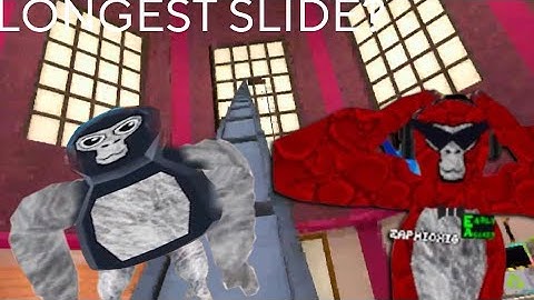 We made Gorilla tags longest slide?! |Gorilla tag