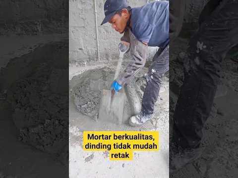 Video: Cara memilih dan menyediakan mortar batu