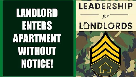 This Landlord Enters Her Apartment with No Notice!