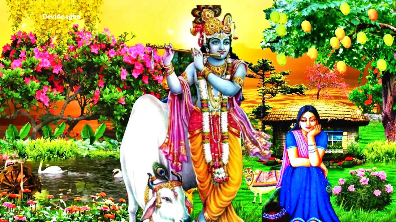 KRISHNA FLUTE MUSIC FOR POSITIVE ENERGY|RELAXING MUSIC 24/7,FLUTE ...