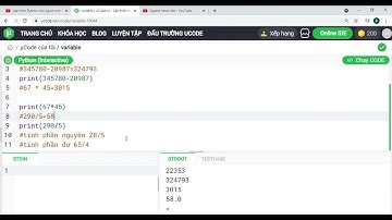 Lập trình Python cho người mới bắt đầu/Bài 3 : Biến(Variable)