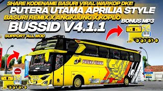 KODENAME BASURI VIRAL APRILIA STYLE REMIX x ANGKLUNG x KOPLO SPESIAL WARKOP DKI | BUSSID V4.1.1