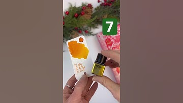 *spoiler alert* Recap Diamine Inkvent Calendar 2021, Days 1-7
