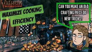 Stacked Ovens in Valheim, No mods needed!