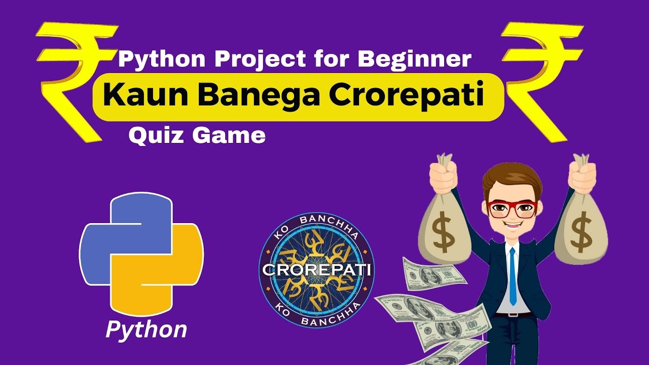 Python project | Kaun Banega Crorepati for Beginner in pyhton - YouTube