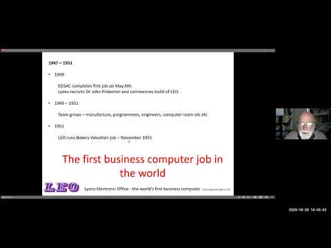 The Evolution of LEO, the World’s First Business Computer - John Daines
