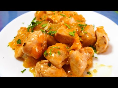 Pollo a la NARANJA receta CHINA - recetas de cocina faciles rapidas y economicas de hacer