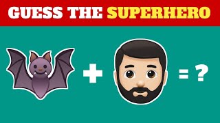 Guess the Superhero by Emoji 🦇💥🦸‍♂️ Marvel \& DC; Superhero Emoji Quiz