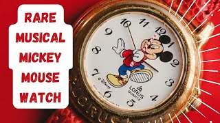 RARE 90s Mickey Mouse Musical Disney Watch | 1990s Vintage Lorus by Seiko V421 0020 Z0 Watch