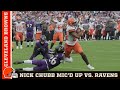 Nick Chubb Mic'd Up vs. Ravens: Extended Cut | Cleveland Browns