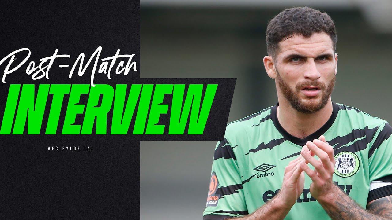 Ryan Inniss post-match | AFC Fylde (A) - YouTube