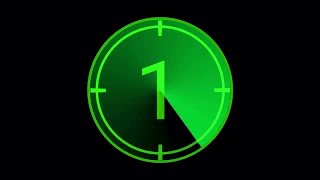 Green Radar Countdown Stock Motion Graphics
