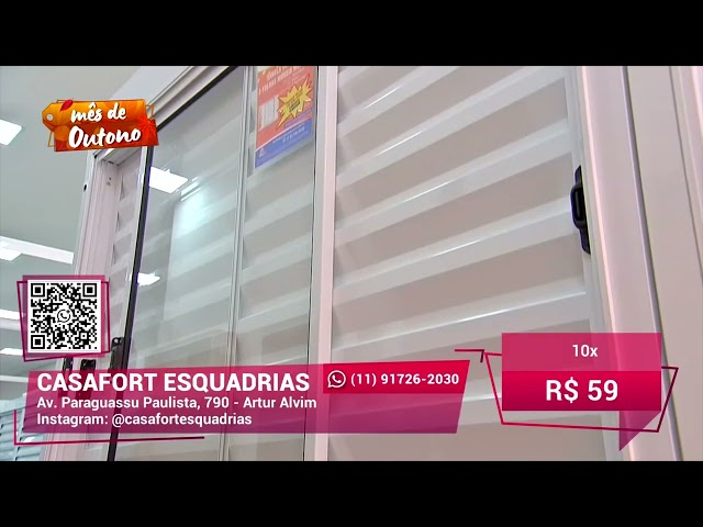 Soluções em esquadrias que unem segurança e bom acabamento | Casafort Esquadrias | Gazeta Shopping