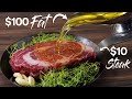 I used $100 Wagyu fat to cook $10 Steak and this happened!