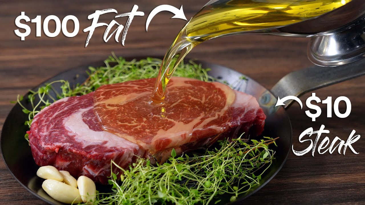 I used 100 Wagyu fat to cook 10 Steak and this happened! YouTube