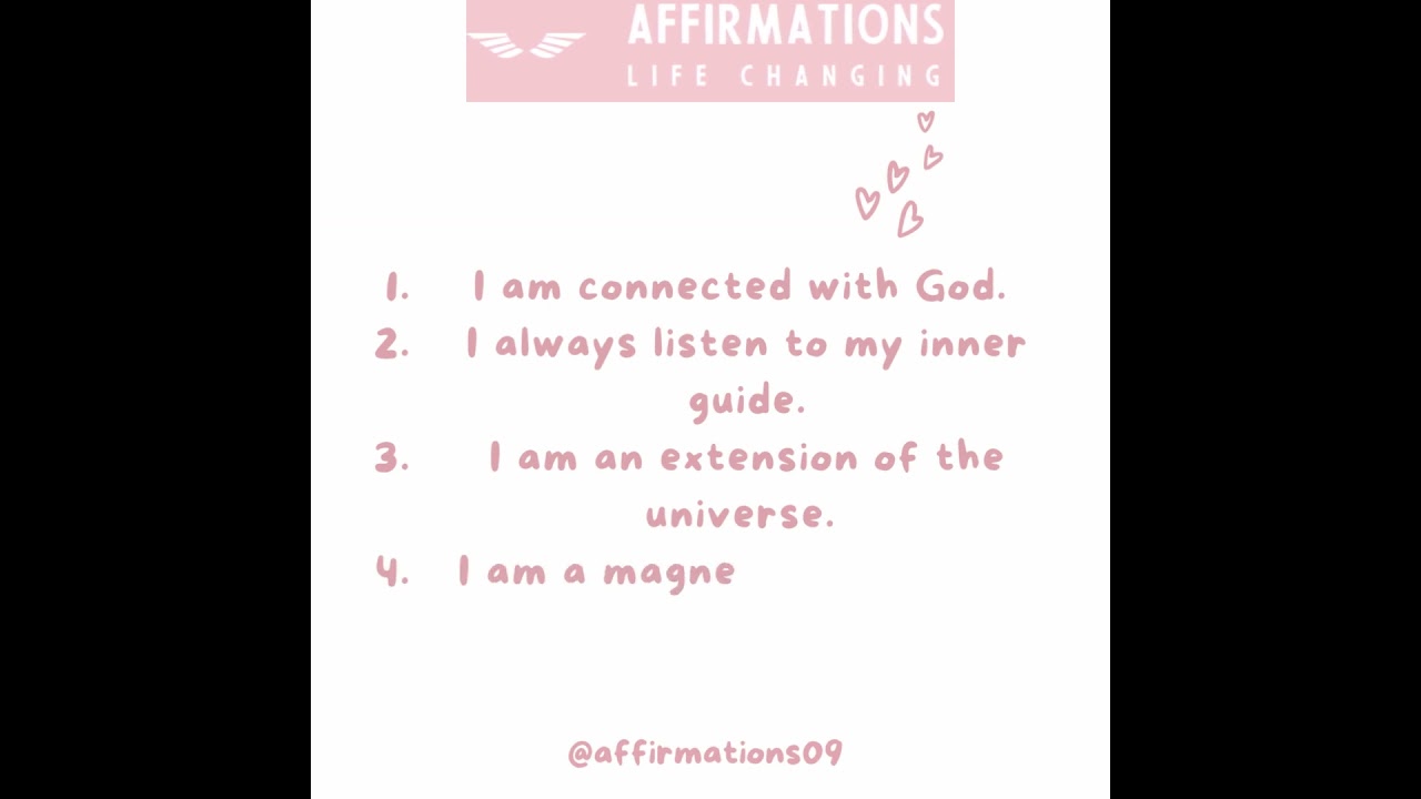 Spiritual Affirmations @affirmations09  