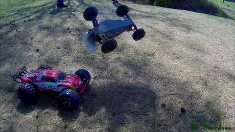 RC Overdose-Jumps and Speed passes With Friends (Powerful brushless rigs)