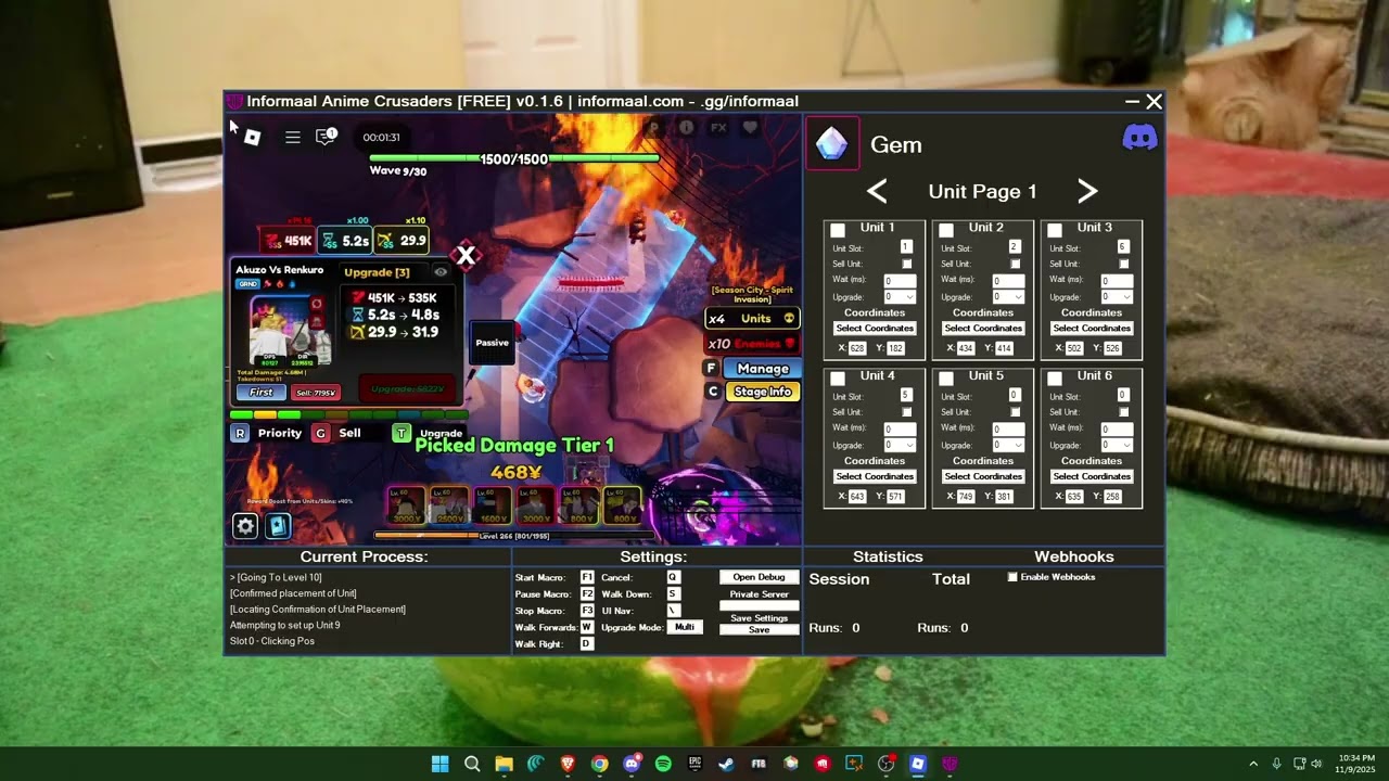 How To Setup and Use Informaal's FREE Anime Crusaders Macro