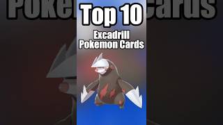 Top 10 most valuable Excadrill cards #pokemon #pokemoncards #pokemoncards #excadrill #top10 #shorts