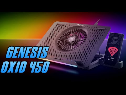 Genesis Oxid 450 RGB - podstawka chłodząca do laptopów - czy to ma sens? / test, recenzja, review