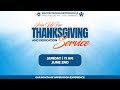 The Upper Room Experience || Thanksgiving & Dedication Service || Pastor Dr. Ezra Ayo-Olaniyan