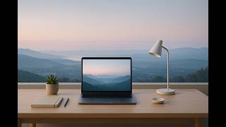 Minimalist Desk Setup Focus | 1 Hour Background Video for Work &amp; Study