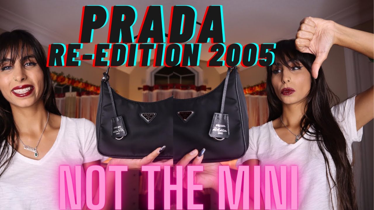 PRADA RE-EDITION 2005 NYLON BAG – UNBOXING, WHAT FITS, MOD SHOTS 