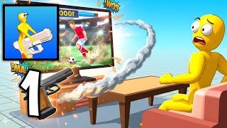 Flip Beat : Ragdoll Gun Shooter Gameplay Walkthrough Part 1 (android, iOS)