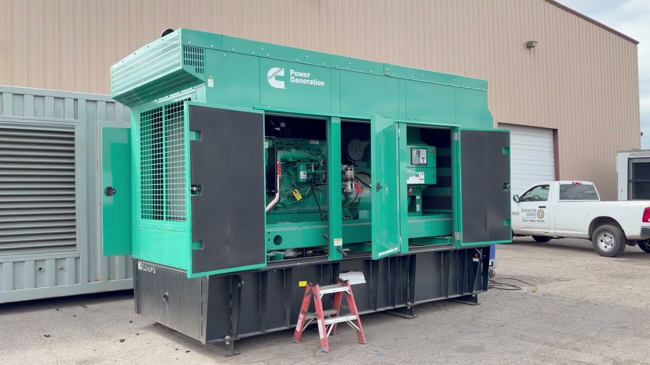 500kW Cummins Diesel Generator | Load Bank Test | Generator Source