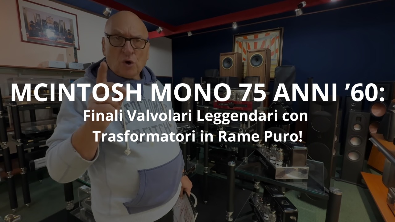 McIntosh Mono 75 anni ’60: Finali Valvolari Leggendari con Trasformatori in Rame Puro!
