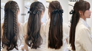 Super Easy & Cute Braid Hairstyles Tutorials Korean Style for Girls