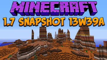 Minecraft 1.7: Snapshot 13w39a Red Sand & Command Block Minecarts