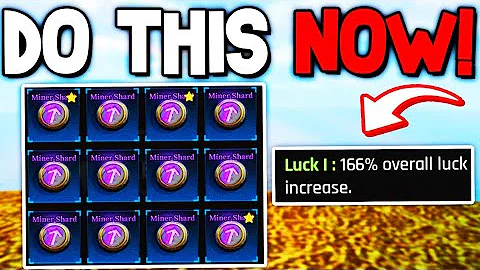 The BEST MINER SHARD & LUCK RUNE FARM in The Forge! Roblox