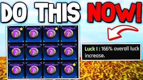 The BEST MINER SHARD & LUCK RUNE FARM in The Forge! Roblox