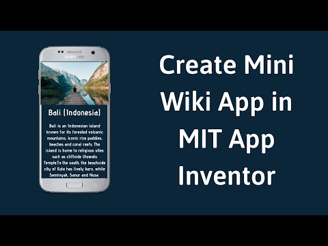 How to use List Picker and Create Mini Wiki App in MIT App Inventor