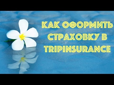 Как оформить страховку tripinsurance?